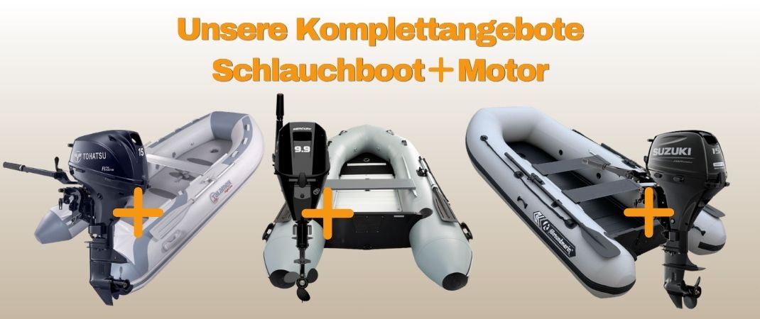 Komplettangebote aus Schlauchboot und Motor